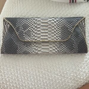 Grey snake skin wallet
